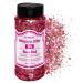 HOLOGRACHIC Chunky Glitter Rosenrot 100g Chunky Pillettes Glitter Craft Glitter for Harz Face Nail Body Slime Festival Party Art