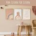 Eulentaler Boho-Style Children's Room Posters | Creative & Loving Designs | Bear Rainbow & Saying | A4 Wall Art Set for Girls & Boys (3 Pack) - Buy Online on GoSupps.com