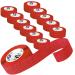 Bodhi & Digby Finger Bandage - 2.5 Centimetres Wide x 4.5 Metres Long. 12 Rolls of Red Compression Bandage Tape. Great Medical Tape Physio Tape or Vet Wrap. Red 2.5cm