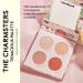 Winky Lux Charmsters Tenacious Eyeshadow Palette | Pink Peach & Red Shades | International Shipping Available - Buy Online on GoSupps.com