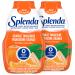 SPLENDA Liquid Water Enhancer Drops Orange Tangerine Flavor Sugar Free Concentrated Drink Mix 92mL Bottle (Pack of 2) Orange Tangerine 92 ml (Pack of 2)