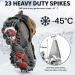 Miracol 23/24-Spikes Stainless Steel Ice Cleats for Men and Women - Anti-Slip Traction Grips for Snow Shoe, Ski, Fishing, Climbing - Black X-Large - Buy Online on GoSupps.com