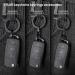 TISUR Titanium Round Carabiner Clip - Black Small Keychain D-Ring Spring Hook Key Ring - Buy Online on GoSupps.com