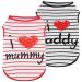 2 Pack Dog Shirt for Small Dogs - I Love Mama/Papa Pets T -Shirt Summer puppies Soft short arm light and breathable chihuahuas dog clothing Small I love mom+i love dad
