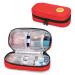 Curmio cooling bag for adrenaline adrenaline storage bag travel bag for insulin or adrenaline accessories such as AUVI-Q epipen and pill bottles.(Without accessories) red
