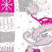 Patterned Santa Claus Christmas Needlepoint Kit - 14'' x 14 - Buy Online on GoSupps.com