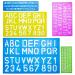 Mr. Pen Letters and Numbers Alphabet Templates, Letter Stencils, Pack of 5
