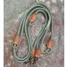 Leitengr n Adjustable Dog Leash for Little Dogs | 3M Long 0.8cm Wide | Lightweight Devon Model with 2 Carabiners | Green Hoary | International Shipping Available - Buy Online on GoSupps.com