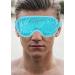Blue Gel Eye Mask Cooling and Warming Treatment for Tired Puffy Eyes Headaches Hayfever Dry Eyes Reversible Design Silicone Velvet Adjustable Straps - Buy Online on GoSupps.com