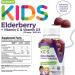 Kids Immune Support: 120 Count Sambucus Black Elderberry Gummies with Vitamin C & D - Gelatin Free, Pectin Based, Berry Flavored - Herbal Dietary Supplement - Buy Online on GoSupps.com