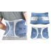 Buy NEENCA Back Support Brace - Adjustable Lumbar Belt for Pain Relief Sciatica & Herniated Disc - Medium Navy Blue - International Shipping Available - Buy Online on GoSupps.com