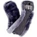 Merauno Lamb Wool Moon Belt Saddle - Anatomically Concave Short Dressage Belt in Nature Black Brown Anthracite (75cm) - Premium Merino Wool for Enhanced Slip Resistance - Buy Online on GoSupps.com