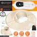 Kesser Electric Heating Pillow for Shoulder Neck & Back - 3 Temperature Levels Remote Control Washable Beige - 100W with Auto Shut-Off - Buy Online on GoSupps.com