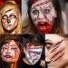 EGMBGM 128+ PCS Halloween Fake Stitches Temporary Tattoos Kit | 3D Zombie Makeup for Adults & Kids | Scary Chucky Scars & Blood Face Stickers - Buy Online on GoSupps.com