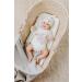 BO BABYS ONLY Moon-Shaped Pacifier Cloth - Sky Cotton & Teddy Fabric - 20x20 cm for Girls - Old Pink - Buy Online on GoSupps.com