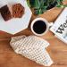Set of 4 100% Cotton Waffle Washcloths 13x13 inches in Beige - Buy Online on GoSupps.com