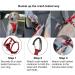 Kurgo Tru-Fit Dog Safety Harness - Padded Chest Panel & D-Ring Includes Car Seat Belt Size M Gray - International Shipping Available - Buy Online on GoSupps.com