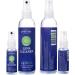 Eyeglass Lens Cleaner Kit - 6oz Spray Bottle + 1oz Travel Bottle, 6 Microfiber Cloths - Safe for All Lenses & Screens - Buy Online on GoSupps.com