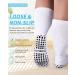 2 Pairs Super Width Diabetic Socks for Swollen Feet | Non-Slip Hospital & Bariatric Socks | One Size Tall Plus Size Comfort - Buy Online on GoSupps.com