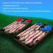 Distressed American Flag Patriotic Cornhole Board Wrap - Set of 2 | Weatherproof Vinyl Decal for Cornhole Game - 2' x 4' | Easy Application - Buy Online on GoSupps.com