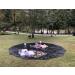 CACKOK Bell Tent Footprint Mat - Waterproof Groundsheet for Yurt & Teepee Tents - Portable Black Tarp for Picnics & Camping - 9.8FT - Buy Online on GoSupps.com