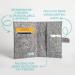 Mother Pass Protective Cover | Felt Organizer for Vaccination Pass Ultrasound Pics & Insurance Card - Loving German Design - Buy Online on GoSupps.com