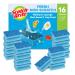 Scotch-Brite Fresh Non Scratch Scrub Sponge 16 Pieces - Cleans Dishes without Scratching Surfaces or Trapping Food Blue - Non Scratch Stay fresh