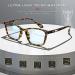 ATTCL Unisex Blue Light Filter Glasses - UV Protection Headache Relief Non-Prescription - Model M Bl5577 Leopard - Buy Online on GoSupps.com