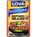 Goya Foods Traditional Refried Pinto Beans 16oz (Pack of 12) - Authentic Mexican Flavor | Buy Online - Buy Online on GoSupps.com