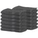 Gold Textiles 100% Cotton Washcloth 12-Pack | Grey | 13x13 Inches | Ultra Soft & Absorbent - Hotel & Spa Collection - Buy Online on GoSupps.com