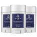 Stetson Personal Care Extra Strength Deodorant by Scent Beauty - Gel Men's Deodorant Stick for Grooming Kit - 3 oz - 3 Pack - Spirit Bergamot
