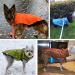 Buy Mile High Life Adjustable Waterproof Pet Jacket - XS Dark Gray | Reflective Strip & Easy Closure - Perfect for Rainy Days - Buy Online on GoSupps.com