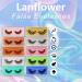 Lanflower 3D Faux Mink False Eyelashes - 10 Natural Look Styles, Pack of 10 Pairs - Buy Online on GoSupps.com