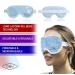 CLIFTON'S Reusable Gel Eye Mask Hot Cold Therapy Headache Migraine Sinus Pain Stress Tension Relief Tired Dry Eyes Beauty Relax Sleep Remedy - Buy Online on GoSupps.com