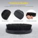 Pocket Beard Brush for Men - Pure Boar Bristles, Solid Wood Handle - Tame, Soften, and Nourish Beard Hair - Deep Black - Buy Online on GoSupps.com