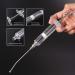 Adhere To Fly Baby Bird Parrot Small Pet Manual Feeding Syringe Set with 6 Pcs Curved Gavage Tubes and Stainless Steel Metal Feeding Spoon (50ML) 50 ml - Buy Online on GoSupps.com