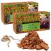 Riare 2 Pack natural coconut earth substrate for reptiles humus floor litter for turtles for plants land turtles scorpion spiders snake -2 x 650g (2 pack)