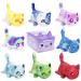 APHMAU MeeMeows Mystery Plush Litter 4 Collectable cat plushies Unboxing toys Anime cartoon cat- STYLES VARY