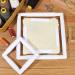 Square Embroidery Hoop Set - 3 Pieces | Cross Stitch Hoops in Multiple Sizes | DIY Sewing Tools for Quilting and Silk-Painting - Buy Online on GoSupps.com