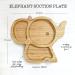Shop the Best Bamboo & Silicone Weaning Kit - Pink Elephant Suction Cup Bowl & Spoon for Effortless Feeding - Buy Online on GoSupps.com