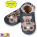 SHADOW DANCE UK Baby Shoes | Soft Sole Toddler Shoes for Boys & Girls | Leather Winter Booties with Bow Tie Teddy Bear | Size 12-18 Months - Buy Online on GoSupps.com
