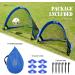 Portable Pop Up Soccer Goal Net Set with Accessories - 2.5ft Blue | For Kids & Adults Training and Backyard Play | Carrying Case & Training Cones Included - Buy Online on GoSupps.com