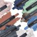 Cream Eyeshadow Stick- No Crease Glitter Shimmer Metallic Blue Cream Eye shadow Stick with Soft Brush Rotatable Eye Brightener Pen Crayon Long Lasting Waterproof Metallic Eye Makeup for Women-#08 08# - Buy Online on GoSupps.com