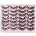 ALICROWN 6D Faux Mink Lashes - 14 Pairs Fluffy & Dramatic, Soft Reusable False Eyelashes - Buy Online on GoSupps.com
