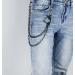 ARZASGO Unisex Heavy Duty Punk Chains for Pants - 2-Layer Hip Hop Trousers Jeans Chain with Lobster Clasps - Multi-layer Belt Chains for Wallet Keys - Buy Online on GoSupps.com