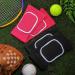Buy 2 Pair Elbow Pads for Volleyball & Sports - Breathable Gel Support Brace for Teens - Arm Compression Elbow Pads in Black & Rose Red - Buy Online on GoSupps.com