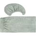 Natural Bamboo Spa Bath Wrap & Hair Drying Turban Set - Super Absorbent & Quick Dry - Green One Size - Buy Online on GoSupps.com