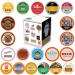 Perfect Sampler Coffee Pods Variety Pack, Including Flavored Coffee Pods, Dark Roast, Medium Roast Coffee Pods, Single Serve Coffee for Keurig K Cups Machines, Perfect Coffee Gift Set, 20 Count