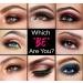 Aesthetica BE Eyeshadow Palette - 9 Shades of Glitter & Matte Eyeshadow Kit - Bold Eye Looks for Every Occasion - Buy Online on GoSupps.com