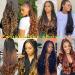 LIYATE French Curl Crochet Braids 12 Inch 7 Packs Black - Goddess Box Braids Crochet Hair for Women with Curly Ends - Pre Looped French Curl Braiding Hair Extensions - Buy Online on GoSupps.com